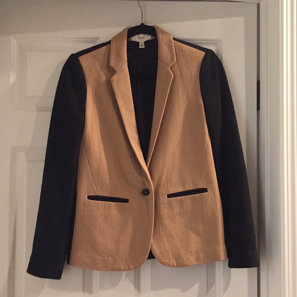J. Crew fitted wool two-tone blazer
